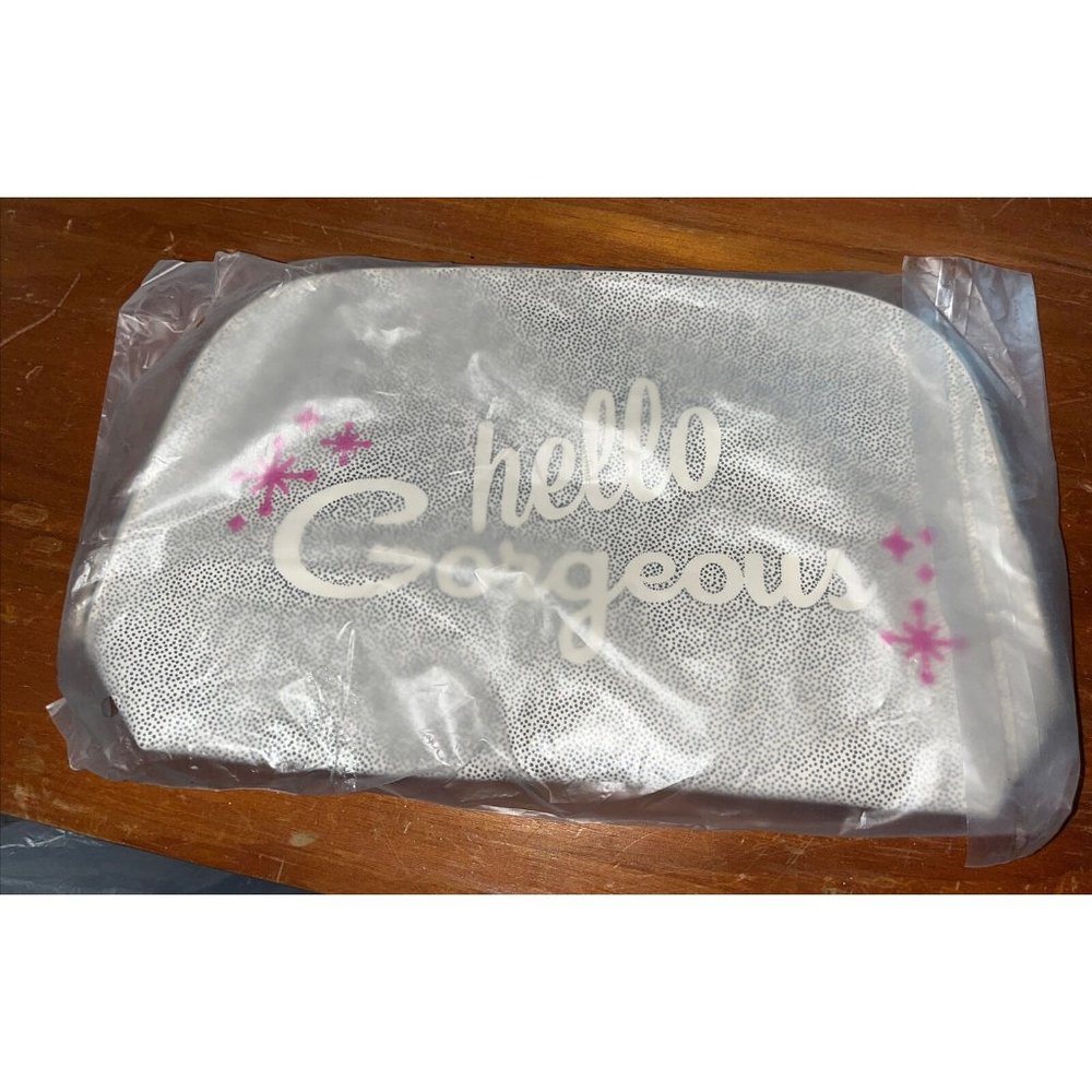 Benefit Hello Gorgeous 2018 Branded Dome Makeup Travel Bag, 10.75" x 6.5"